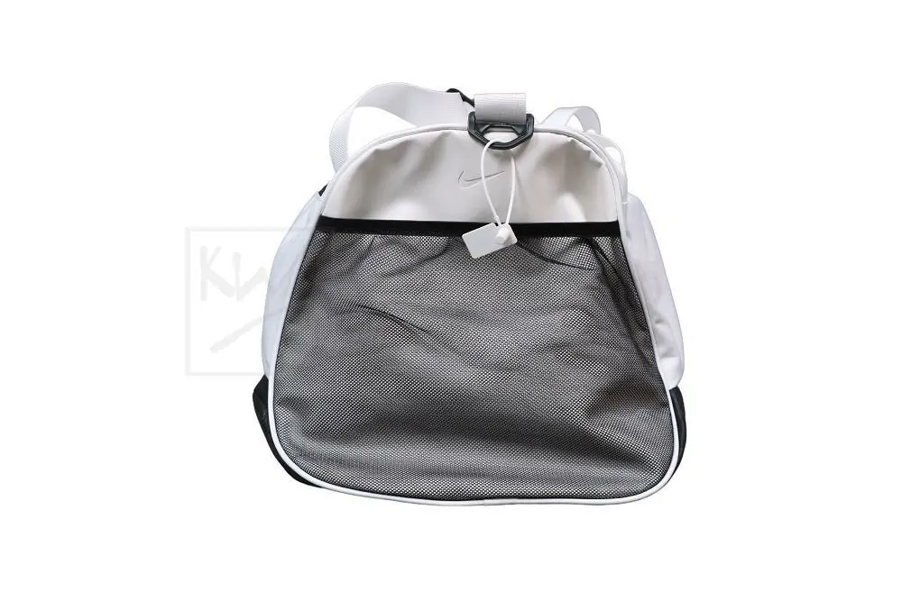 nike duffle bag white