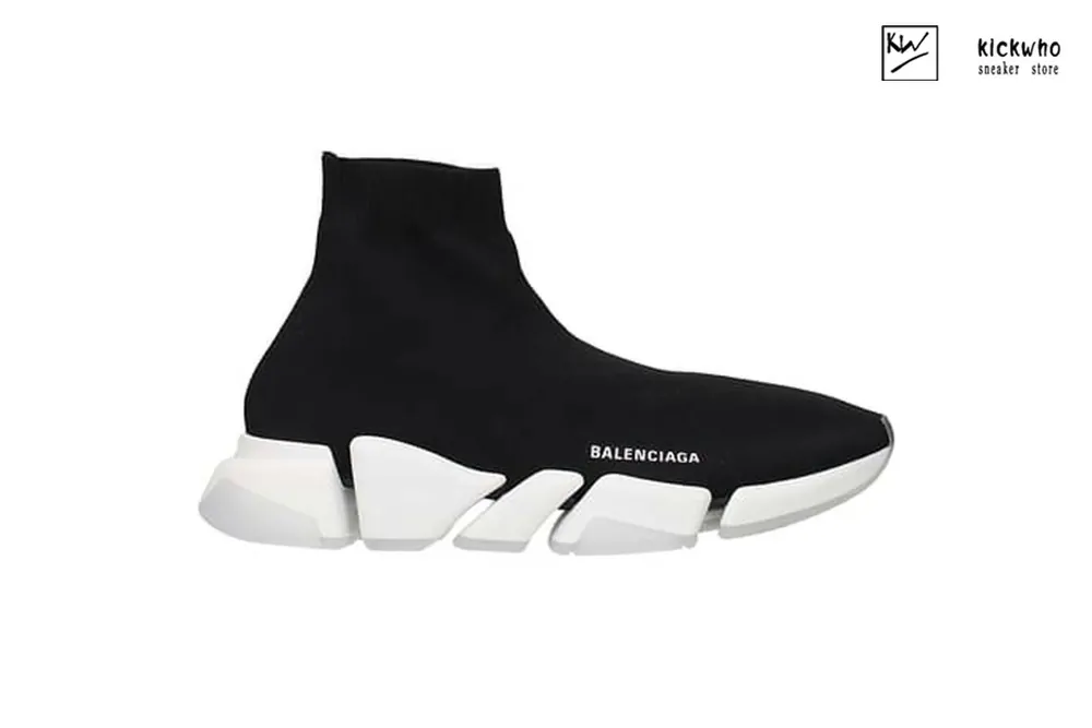 balenciaga wmns speed 2.0 sneaker ''black white''