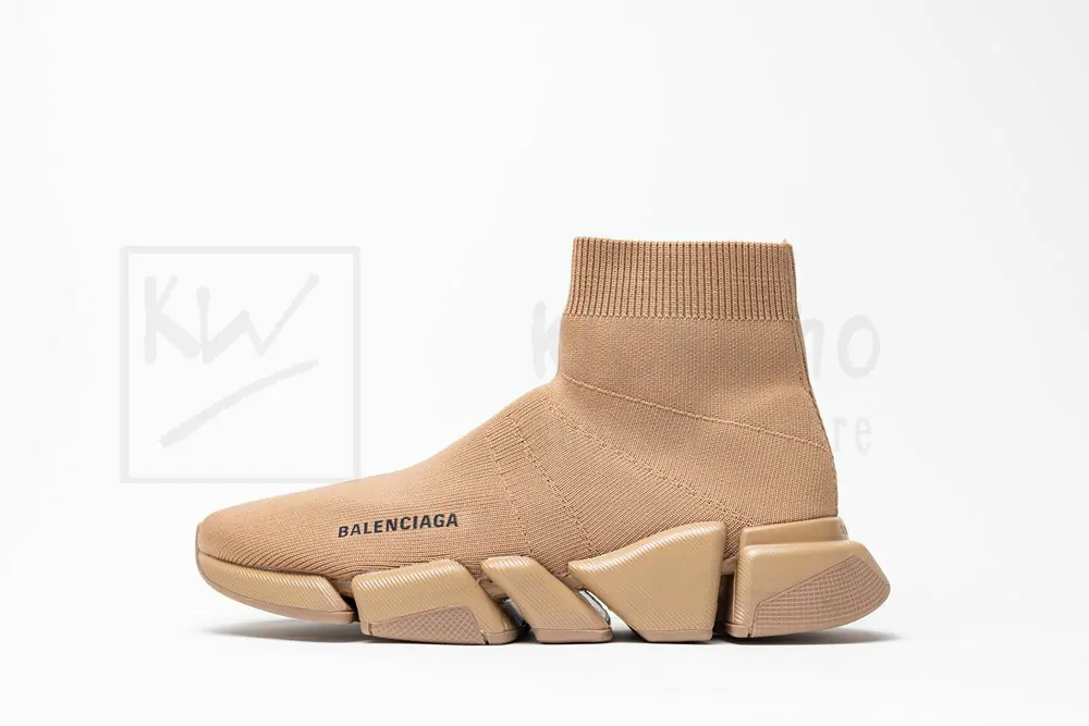 balenciaga wmns speed 2.0 sneaker lotus root powder