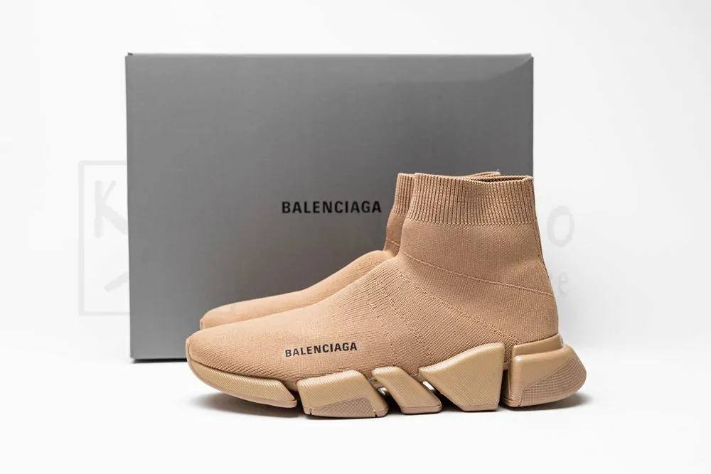 balenciaga wmns speed 2.0 sneaker lotus root powder