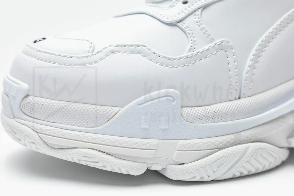 balenciaga triple s sneaker in leather white