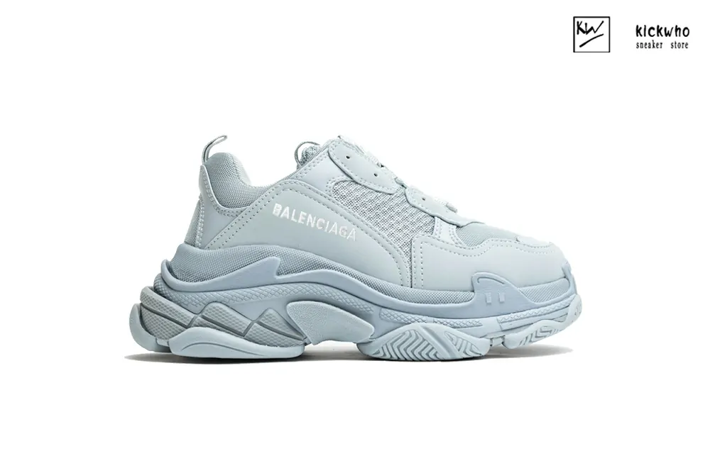 balenciaga triple s sneaker in sky blue