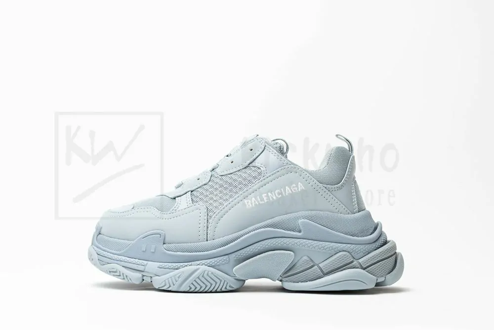 balenciaga triple s sneaker in sky blue