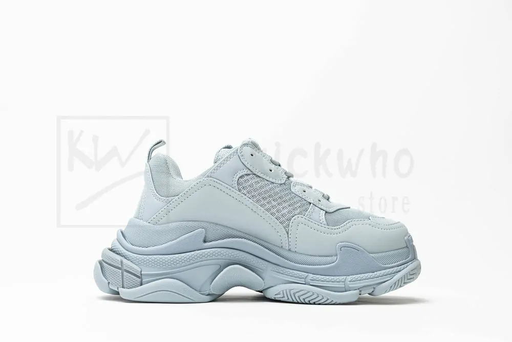 balenciaga triple s sneaker in sky blue