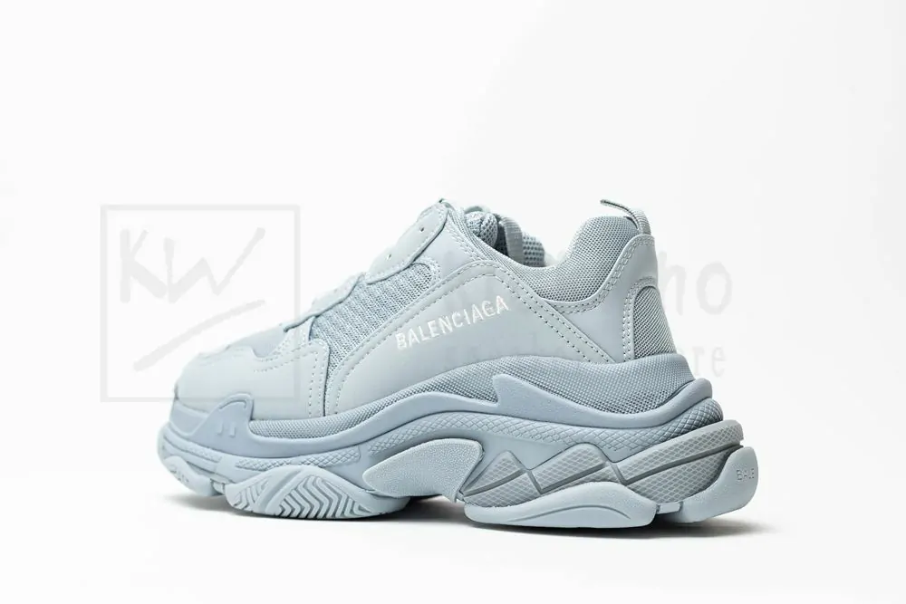 balenciaga triple s sneaker in sky blue