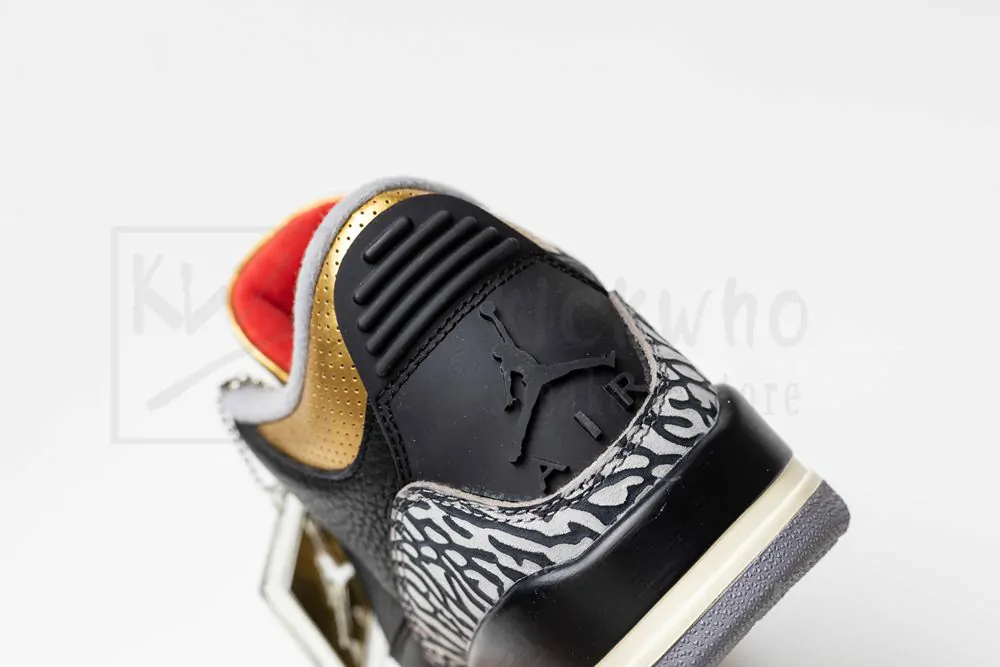 jordan 3 retroblack cement gold