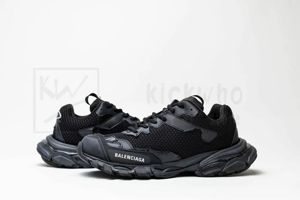 balenciaga track.3 sneaker in black