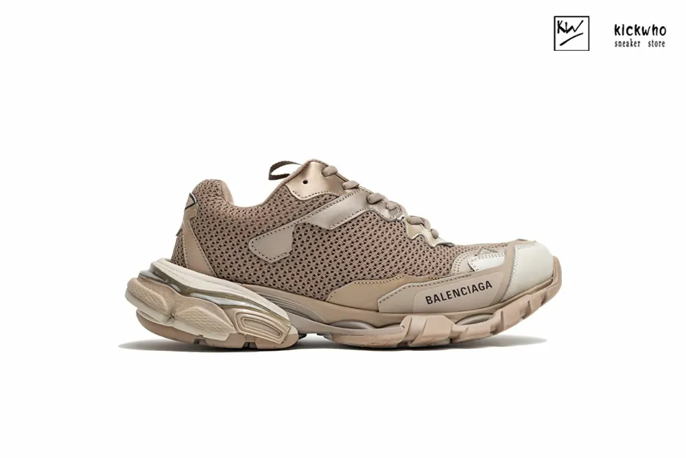 balenciaga track.3 sneaker in brown