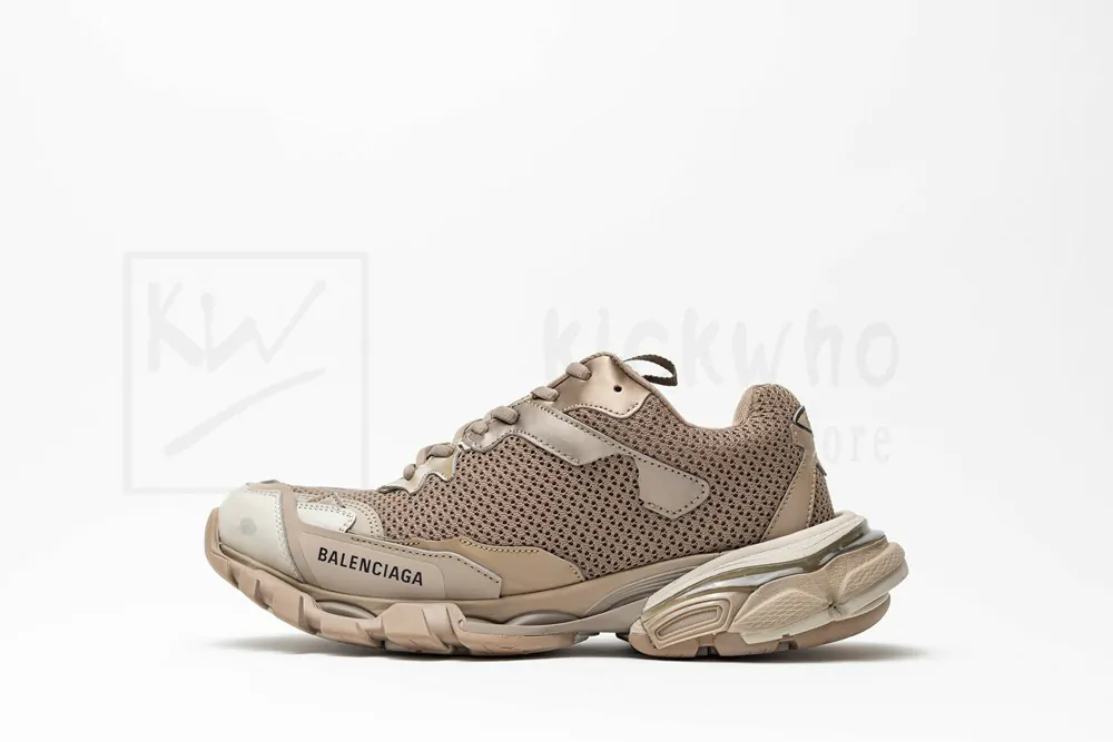 balenciaga track.3 sneaker in brown