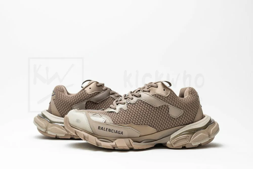 balenciaga track.3 sneaker in brown