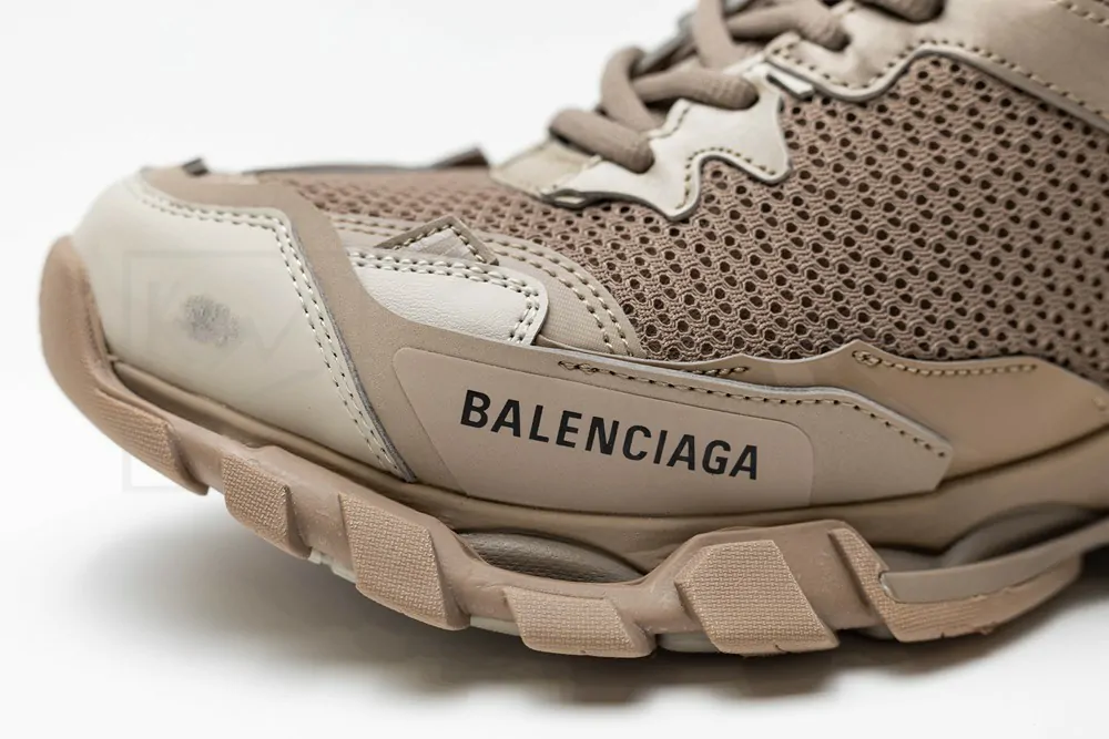 balenciaga track.3 sneaker in brown