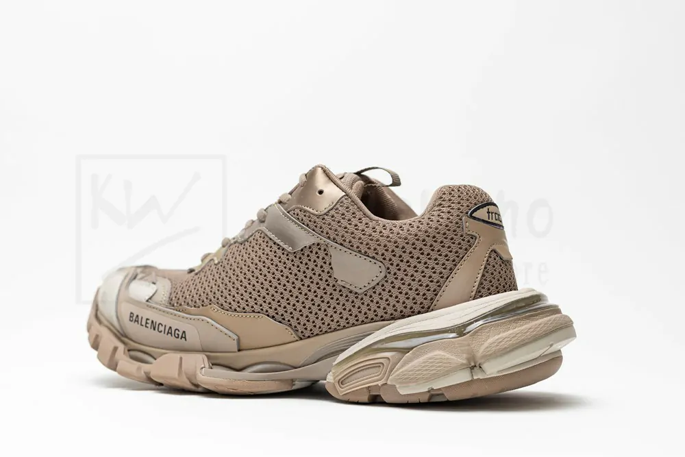 balenciaga track.3 sneaker in brown