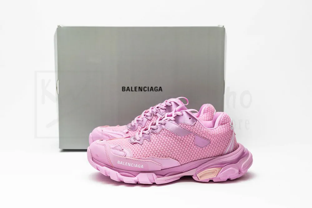 balenciaga track.3 sneaker in pink