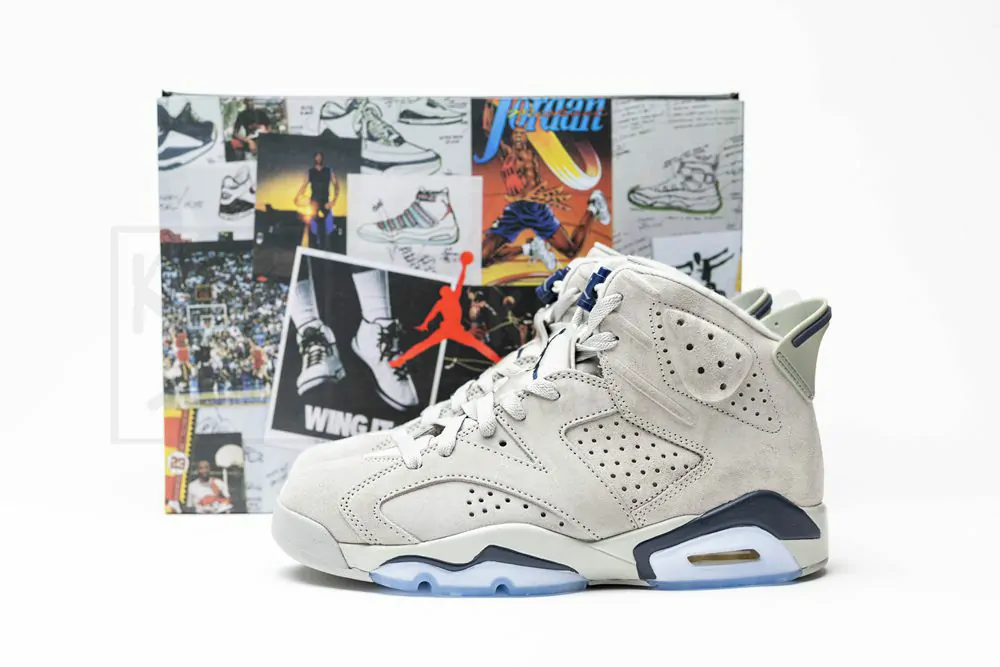 nike air jordan 6 georgetown magnet college navy ct8529-012