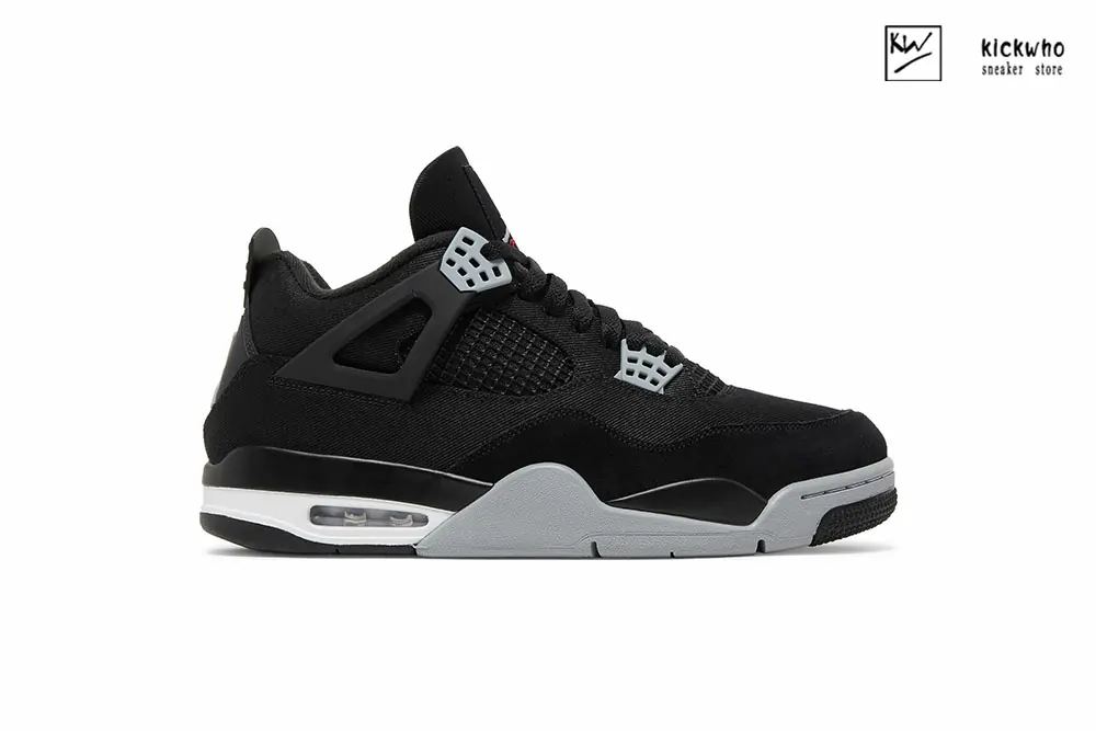 godkiller air jordan 4 retro black canvas (size up to 16)