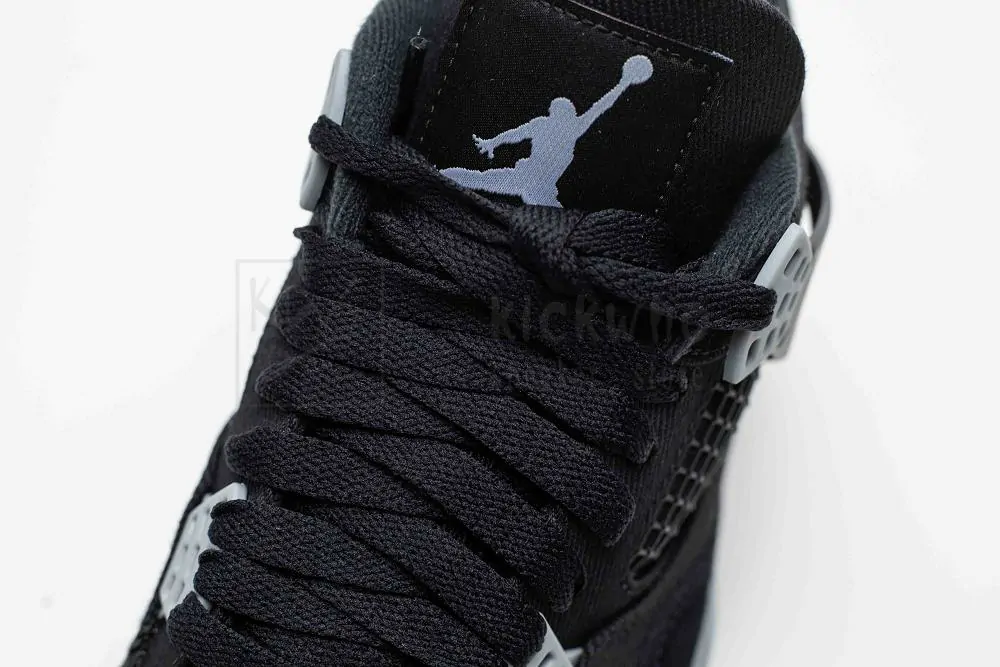 godkiller air jordan 4 retro black canvas (size up to 16)