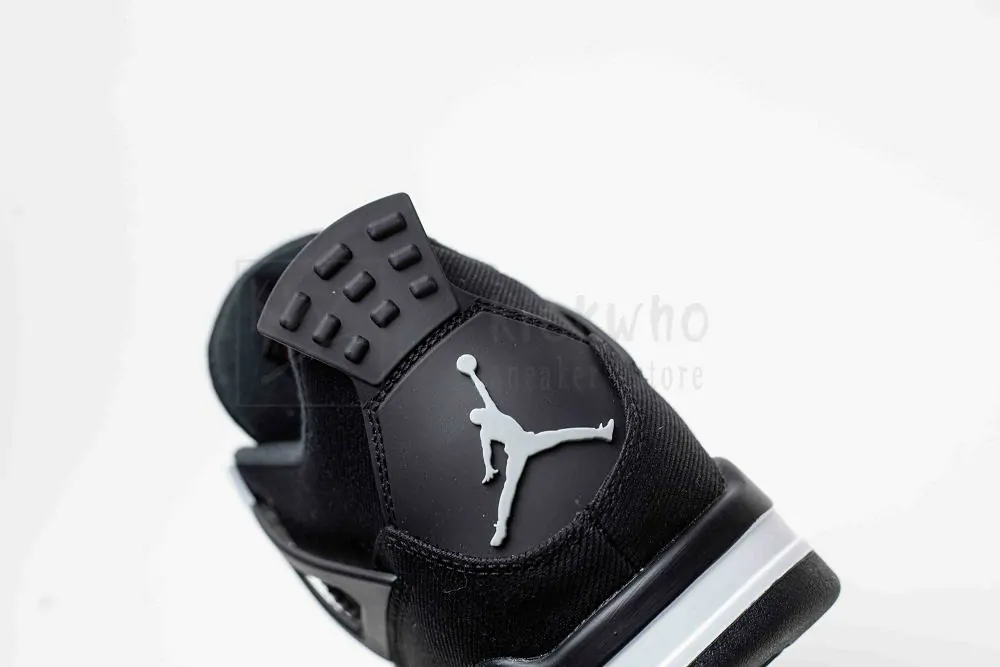 godkiller air jordan 4 retro black canvas (size up to 16)