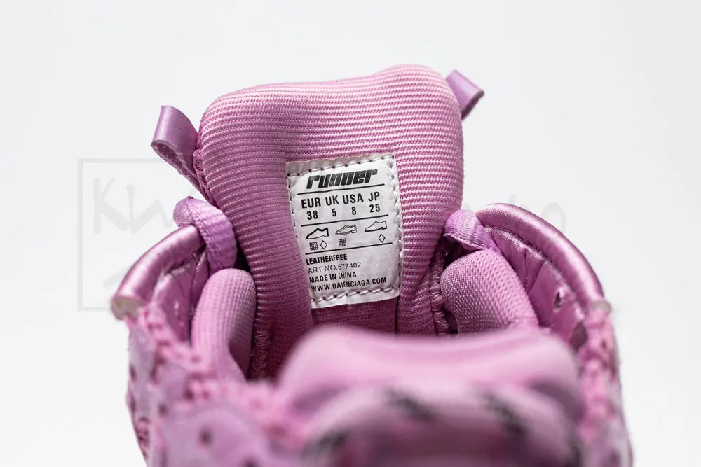 balenciaga runner pink