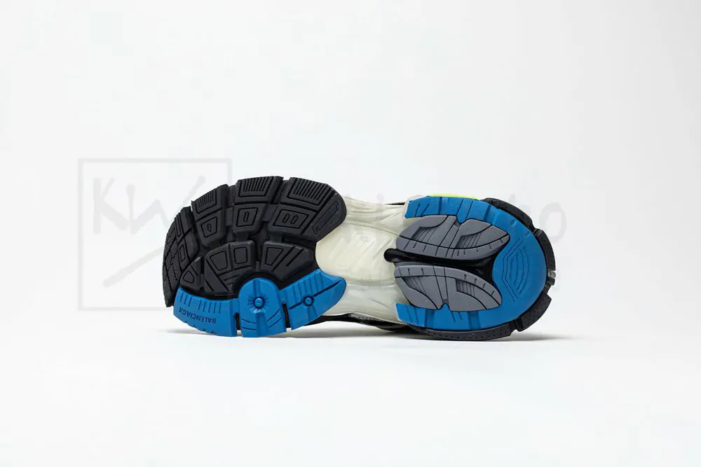 balenciaga runner green blue black grey