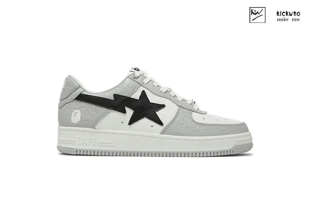 bapesta low m2 ''white grey''