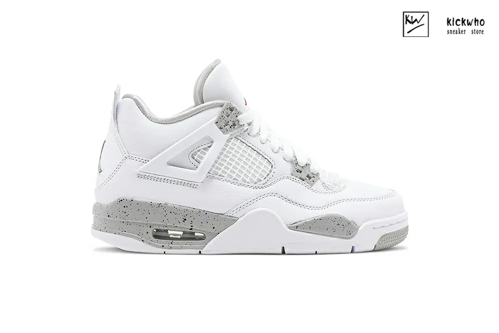 air jordan 4 retro gs ''white oreo''