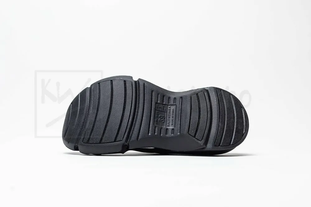 balenciaga mold slide sandal black