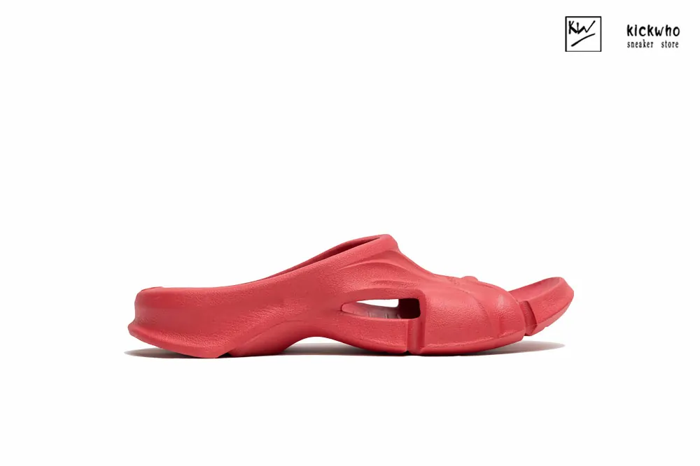 balenciaga mold slide sandal red