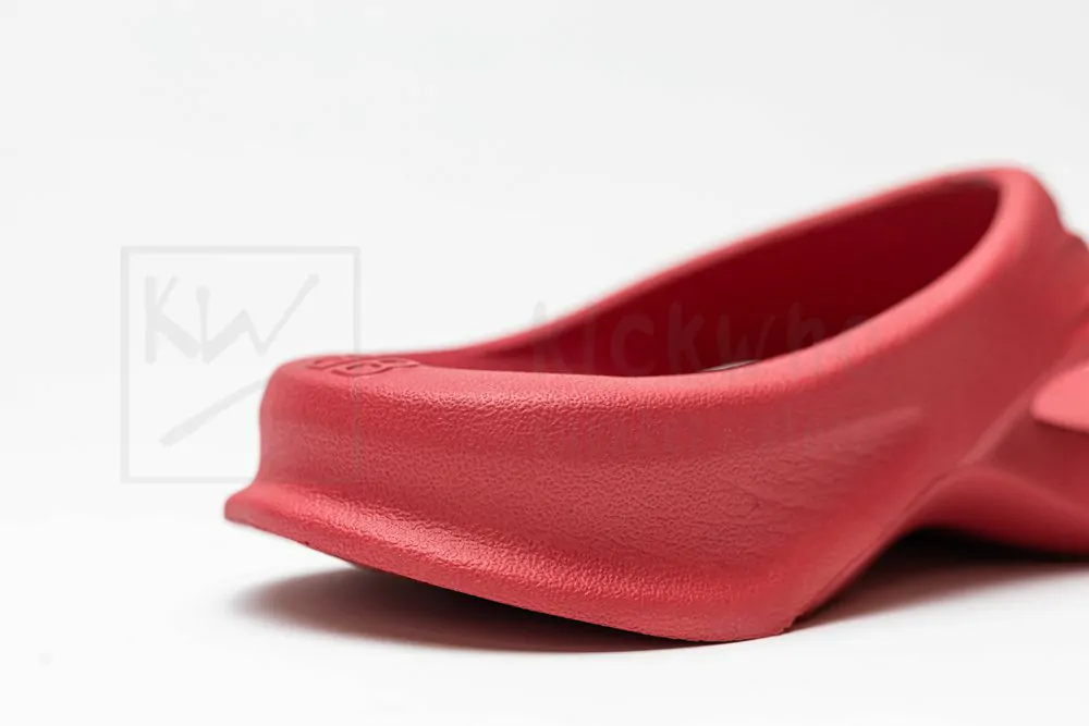 balenciaga mold slide sandal red