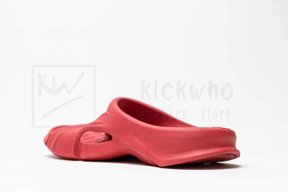 balenciaga mold slide sandal red