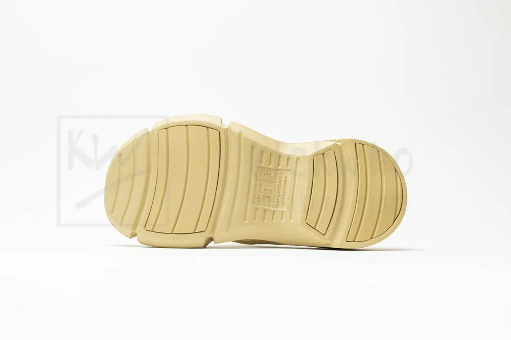 balenciaga mold slide sandal beige