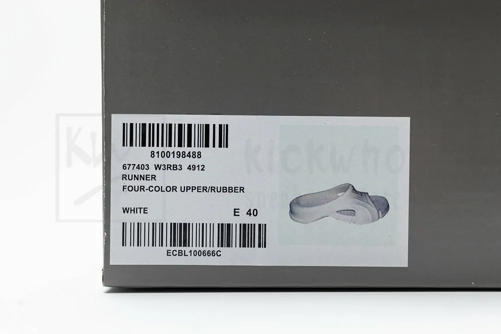 balenciaga mold slide sandal all white