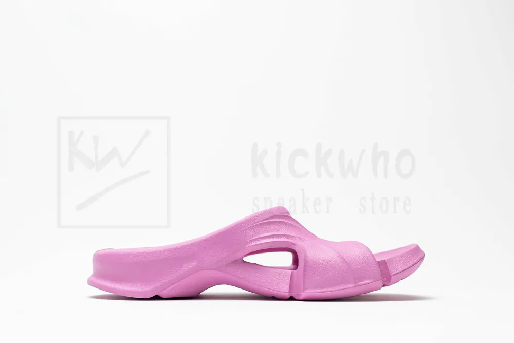 balenciaga mold slide sandal pink