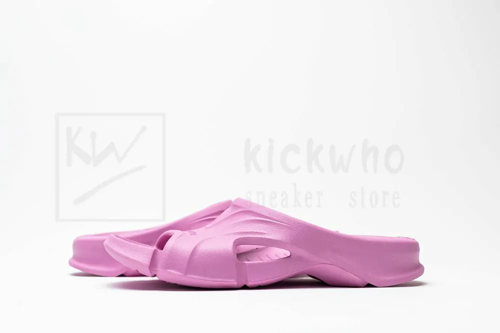 balenciaga mold slide sandal pink