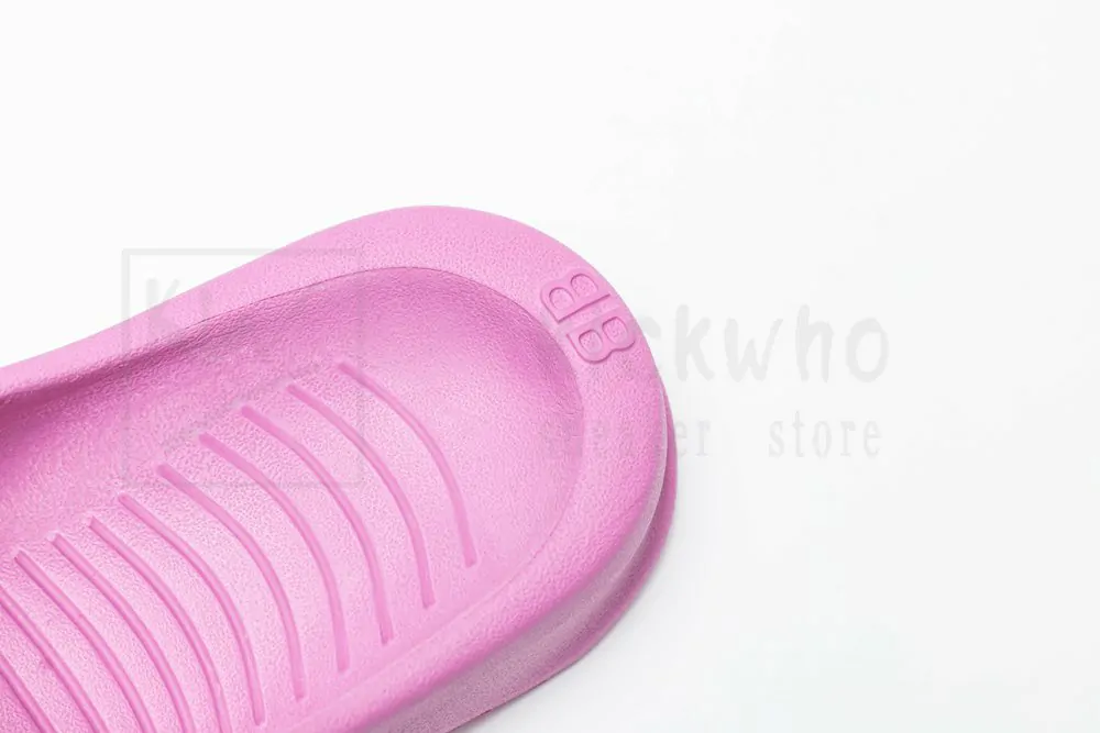 balenciaga mold slide sandal pink