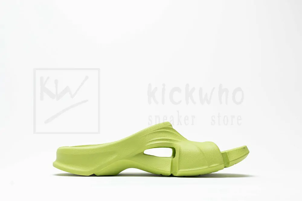 balenciaga mold slide sandal matcha green