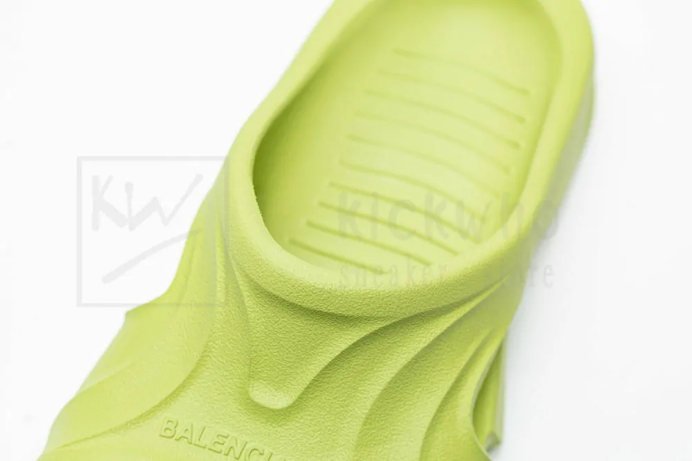 balenciaga mold slide sandal matcha green