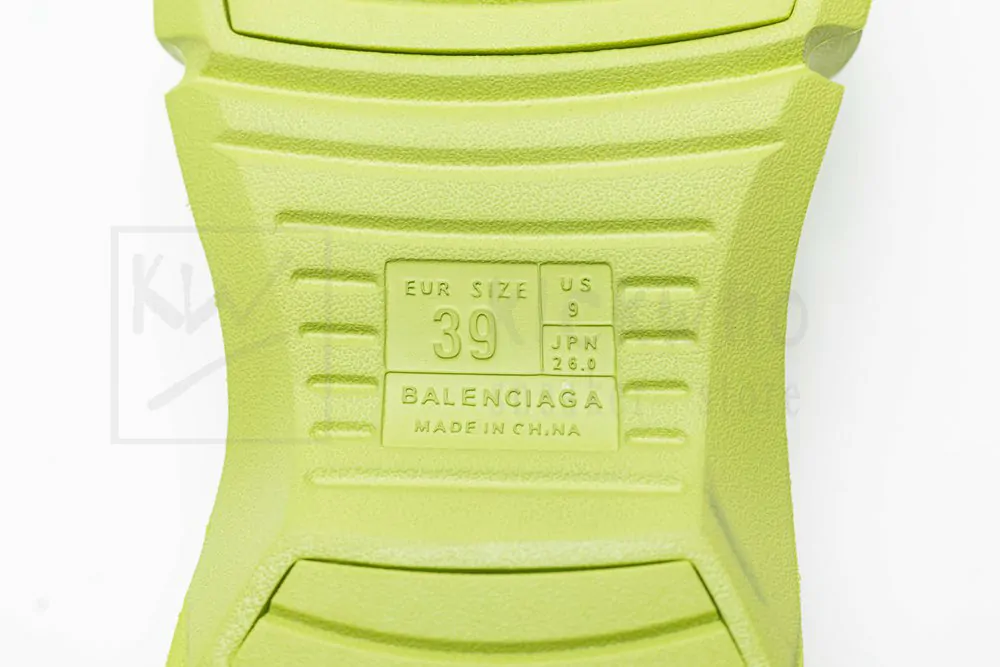 balenciaga mold slide sandal matcha green