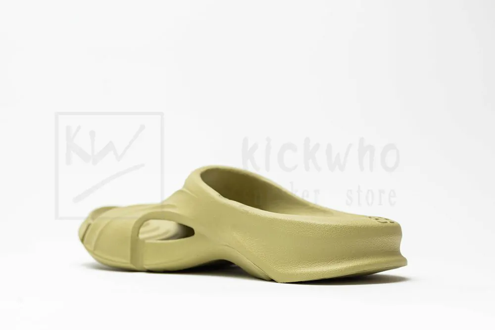 balenciaga mold slide sandal avocado