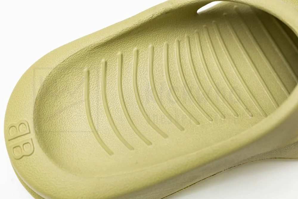 balenciaga mold slide sandal avocado