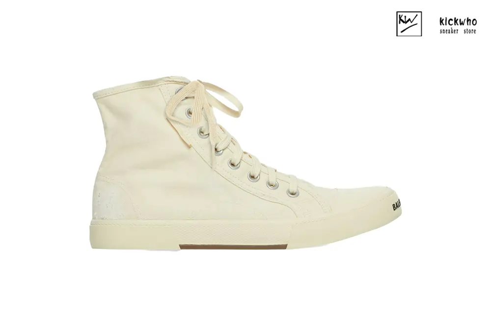 balenciaga paris high top sneaker in white