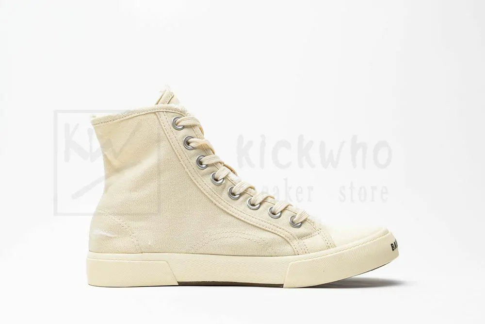 balenciaga paris high top sneaker in white