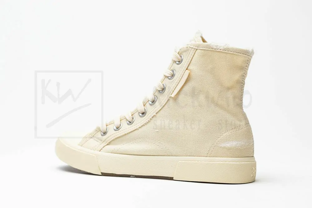 balenciaga paris high top sneaker in white