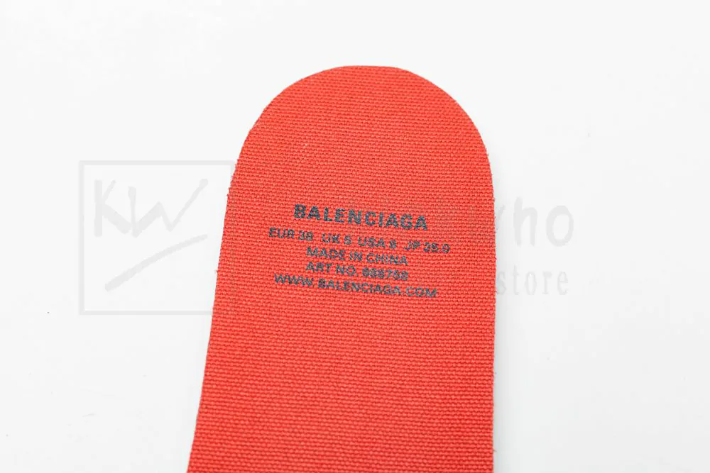 balenciaga paris low sneaker in red