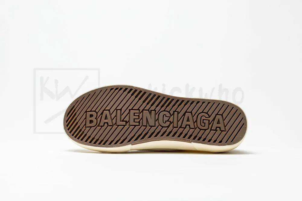 balenciaga paris low sneaker in white