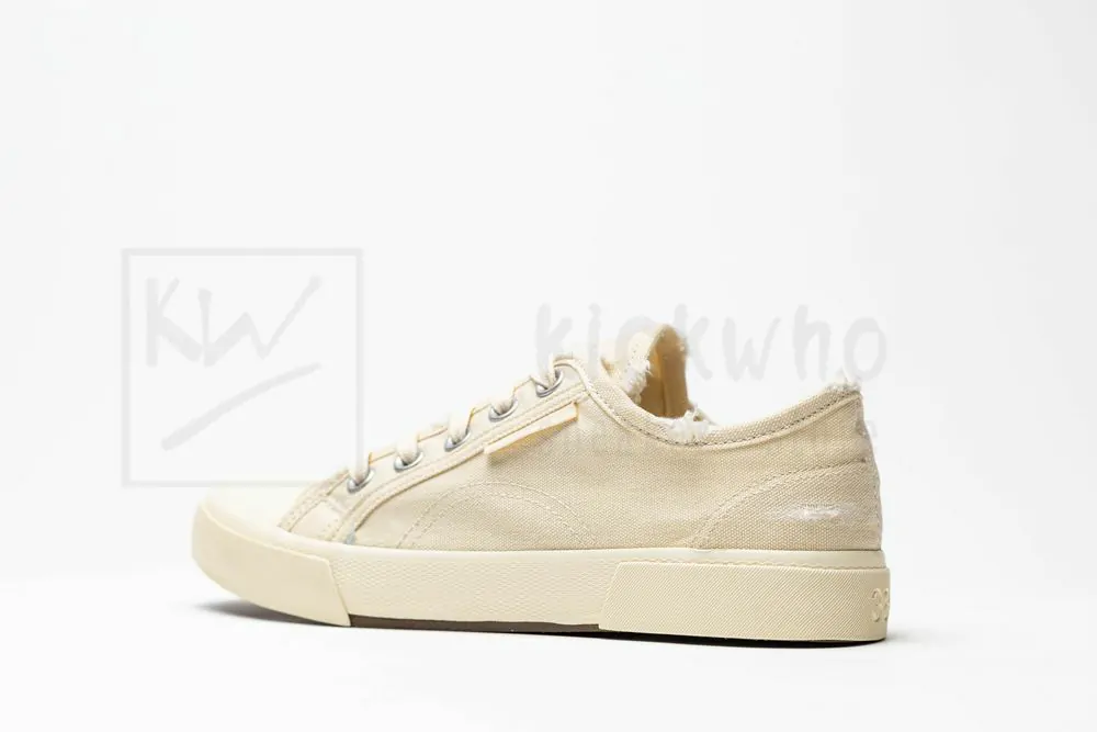 balenciaga paris low sneaker in white