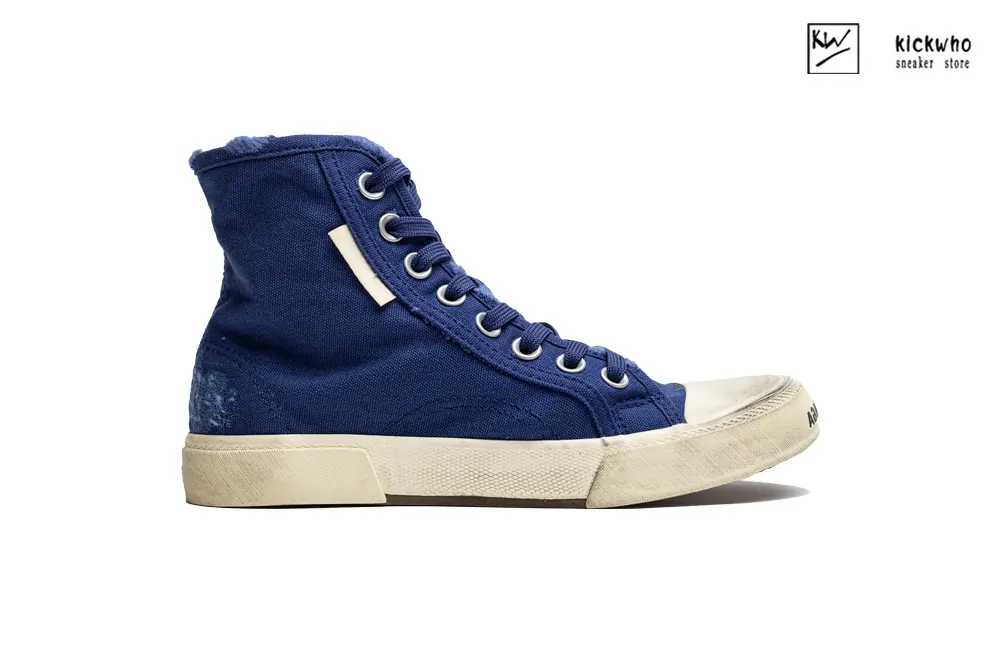 balenciaga paris high top sneaker in blue