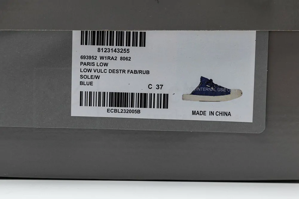 balenciaga paris sneaker mule in blue