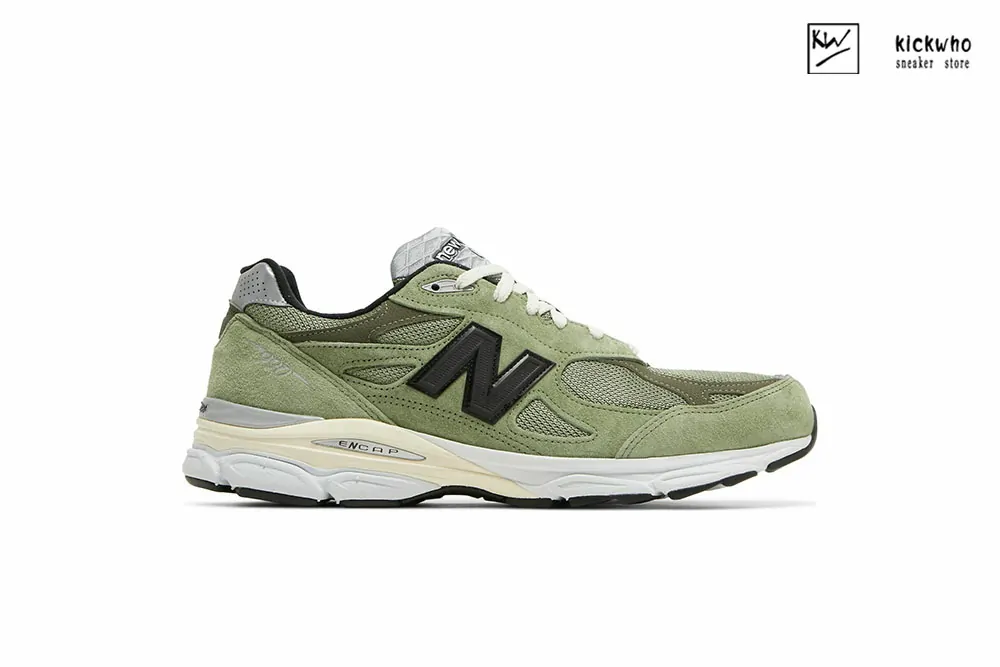 new balance jjjjound x 990v3 made in usa ''olive''