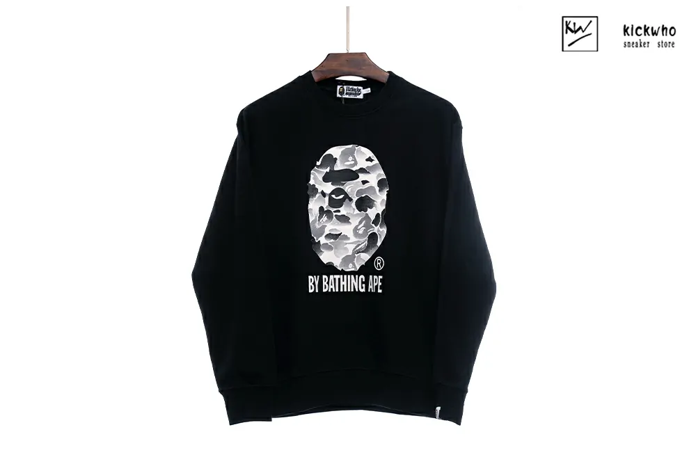 bape a bathing ape 11 crewneck black