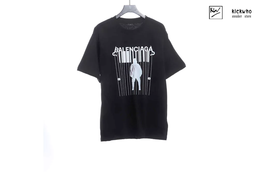 balenciaga show t-shirt black